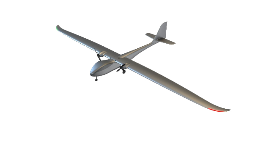 NCW-100 Fixed wing long endurance UAV